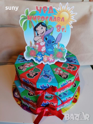 Картонена торта Маша и Мечока, снимка 11 - Други - 54513770