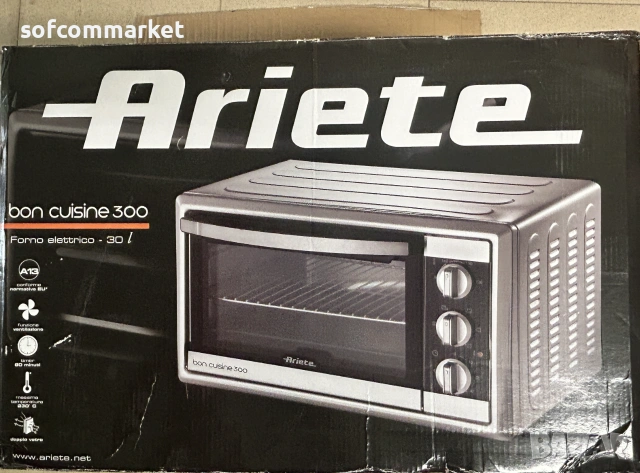 Компактна фурна Ariete 985 (30L, Конвекция) – Гаранция, снимка 7 - Перални - 54956002