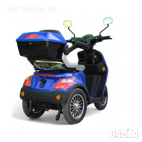 Премиум модел електрическа триколка за възрастни Max Motors FM1, 1500W, 60V, снимка 9 - Инвалидни скутери - 54887403