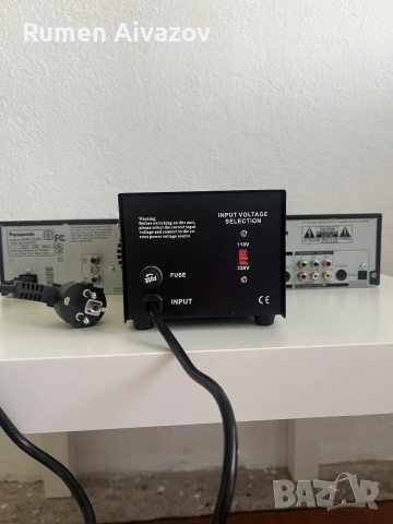 DVD и VHS видео Panasonic DMR-EZ48V + трансформатор, снимка 10 - Плейъри, домашно кино, прожектори - 55163472