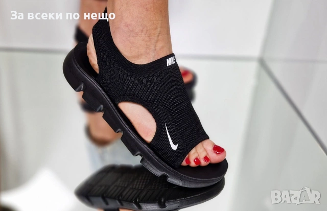 Nike Дамски Сандали Найк - Бели Или Черни Код P2757, снимка 8 - Сандали - 55066450