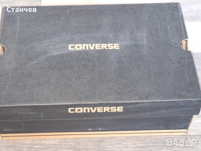 ЧИСТО НОВИ оригинални кецове Converse (естествен велур) – №42, снимка 4 - Кецове - 55071756