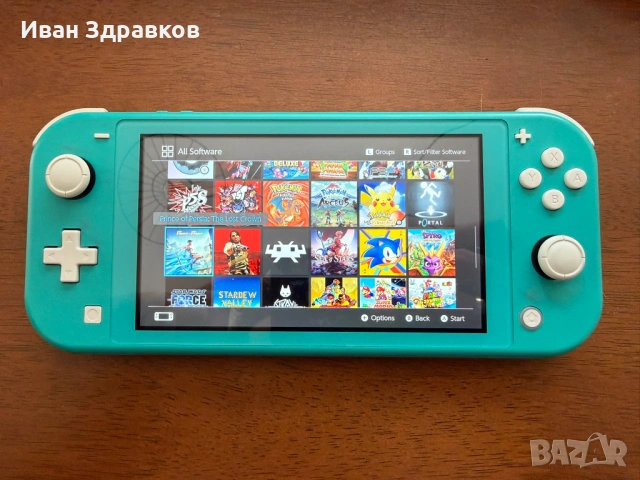 Switch Lite, hack/mod 512Gb, 62 игри - RetroArch, Moonlight - кейс, зарядно, снимка 5 - Nintendo конзоли - 54342630
