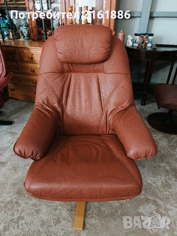 Relax кресло от естествена кожа 4019