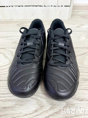Nike, Футболни обувки Tiempo Legend 10 Academy IC от еко кожа и текстил, Черен, р-р 42.5, снимка 2 - Спортни обувки - 54715926