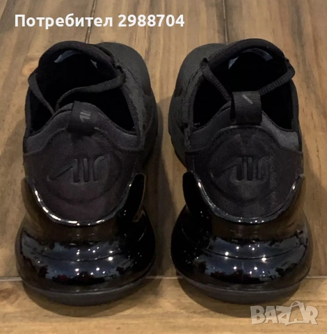 Маратонки Nike 270 AIr Max 270 triple black, снимка 7 - Маратонки - 55247086