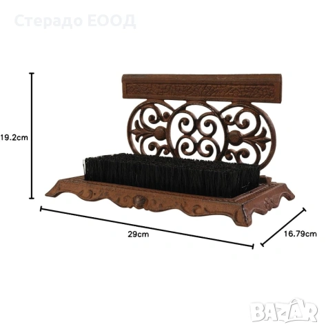 ЧУГУНЕНО СТЪРГАЛО С ЧЕТКА, снимка 3 - Други стоки за дома - 54266379