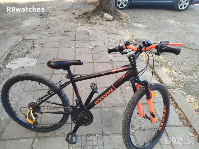 Велосипед 24 инча детско юношески Rockrider btwin Decathlon , снимка 18 - Велосипеди - 55532664