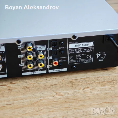 Kenwood VRS-5100 — Тънък Слим 6.1 AV Ресивър (с оригинално дистанционно), снимка 11 - Ресийвъри, усилватели, смесителни пултове - 55502746