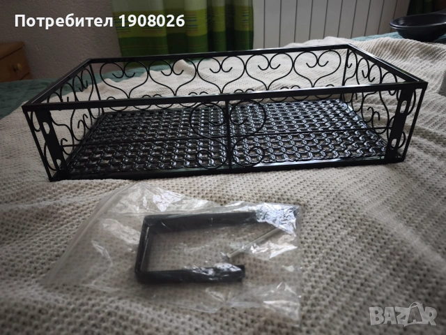 Метална поставка за цветя / Сандъче за балкон (50 см) - ЧИСТО НОВО!, снимка 8 - Стайни растения - 55186596