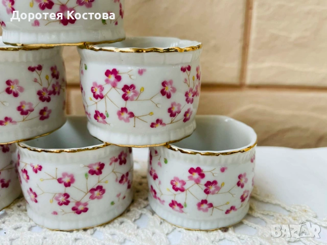 Красиви порцеланови пръстени от Япония, снимка 3 - Антикварни и старинни предмети - 54349410