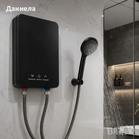 Термостатичен проточен бойлер 5500W с моментално загряване на водата за 3 секунди, снимка 2 - Бойлери - 55105894