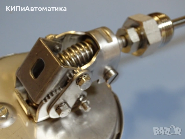 биметален термометър NUOVA FIMA Ø130 mm G1/2 KL1 0/+120°C L-130mm, снимка 5 - Резервни части за машини - 54525632
