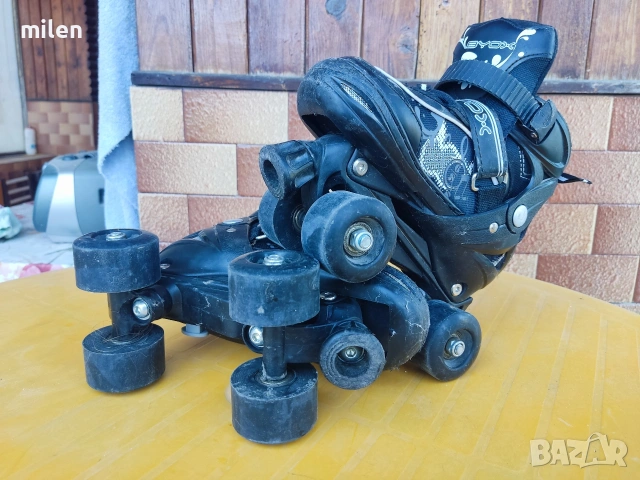 Регулируеми ролкови кънки BYOX Darth – Черни, снимка 2 - Ролери, кънки - 54457661