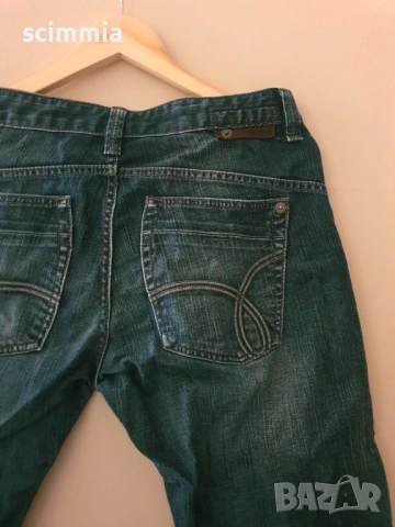 Мъжки дънки Calvin Klein Jeans W32, тъмносини 98,5% памук 1,5% еластин, снимка 8 - Дънки - 54606743
