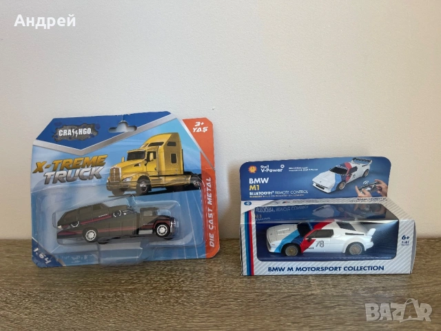 Hot wheels метални модели/коли, shell bmw m1, камион Advan, скейтборд от Mcdonald's