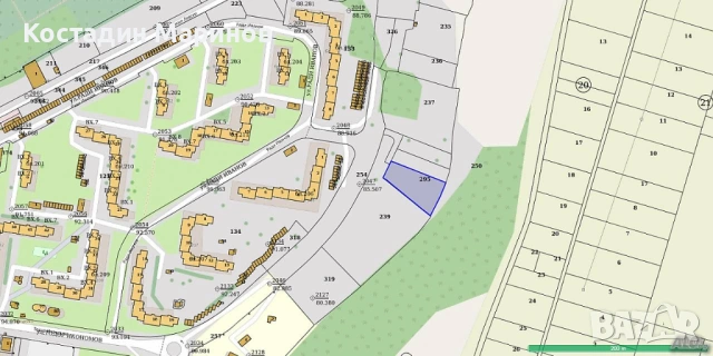 Продава ПАРЦЕЛ 2050 кв.м. за средно строителство, Русе, Чародейка - Юг, снимка 9 - Парцели - 54628348