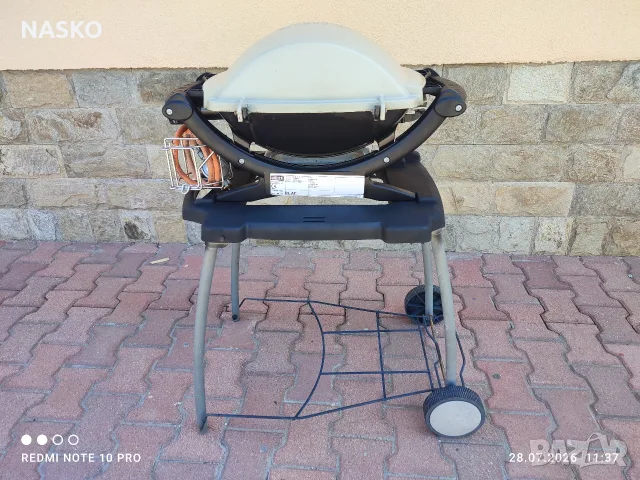 ГАЗОВО БАРБЕКЮ WEBER Q1000, снимка 5 - Барбекюта - 55458911