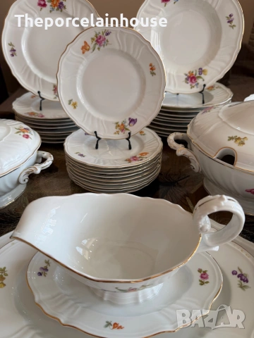 ✨ Изящен немски порцеланов сервиз ROSENTHAL PARZIVAL Germany – 37 части 🌿, снимка 10 - Сервизи - 55002703