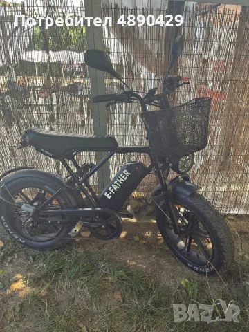 Електрически велосипед E-Father Fat Bike – пробег до 50 км