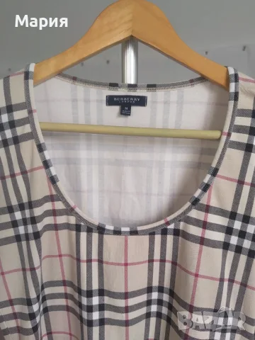 Оригинална Блуза Burberry London размер М Бърбъри Лондон Бежова Дълъг Ръкав Памук Ликра, снимка 2 - Блузи с дълъг ръкав и пуловери - 55334246