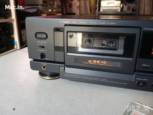 Stereo Cassette Deck FISHER CR-9070, снимка 3 - Декове - 54894302