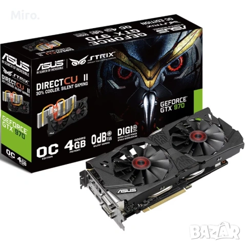 Видео карта GEFORCE GTX 970 OC STRIX, 