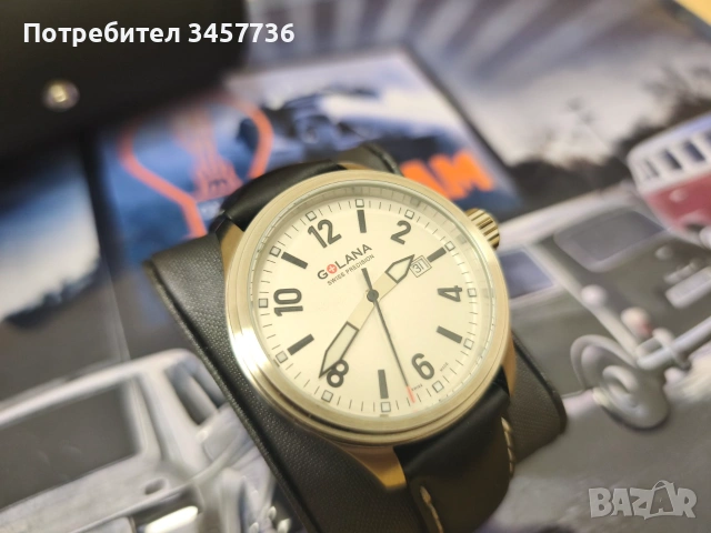 Нов швейцарски часовник Golana , снимка 2 - Мъжки - 55120234