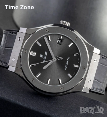 Hublot Classic Fusion 42mm Grey Dial Steel Automatic Мъжки / Унисекс, снимка 2 - Мъжки - 54772115