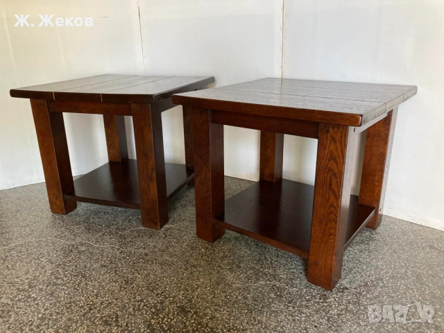 Две масивни масички, снимка 4 - Маси - 54361557