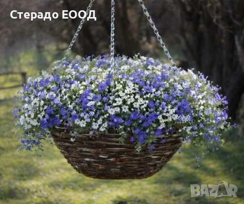 ВИСЯЩА КОШНИЦА ОТ РАКИТА, 30 СМ, снимка 4 - Саксии и кашпи - 54882526