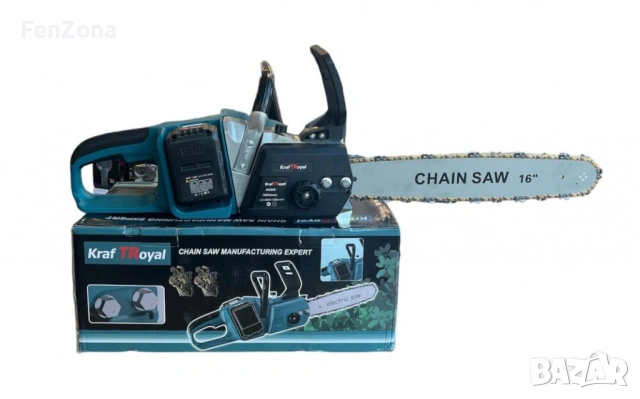 Акумулаторна резачка за дърва с маслен филтър,2х36V 10Ah,с акумулаторен верижен трион с двойна батер, снимка 12 - Градинска техника - 54050245