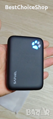 Безжично зарядно Safuel SA-130, 10000 mAh, 20W PD QC3.0, магнитно, снимка 2 - Външни батерии - 55093332