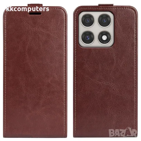За Motorola Edge 70 Pro R64 Texture Вертикален Кожен Калъф със Слот за Карта и Скрийн Протектор – 4 