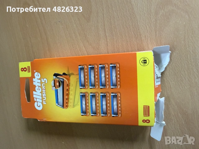 Gillete Fusion 5 ножчета за бръснене (4 броя)