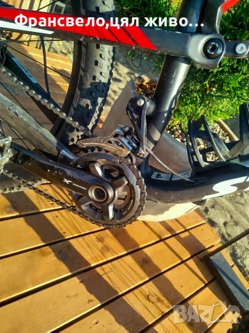27.5 цола карбон велосипед колело Stevens ,2 по 11 скорости Shimano deore xt размер ес, снимка 4 - Велосипеди - 55246484