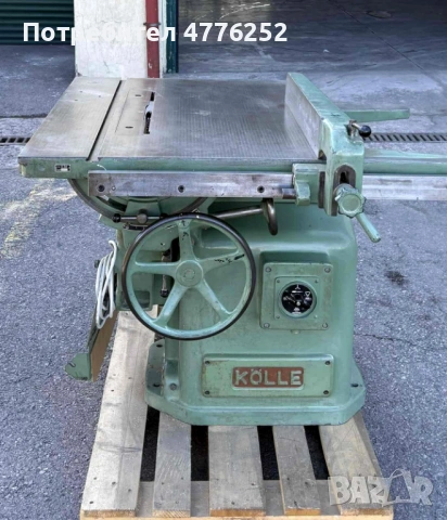 Форматен циркуляр KÖLLE K50 + професионално подаващо MEC 8V, снимка 2 - Циркуляри - 53960189