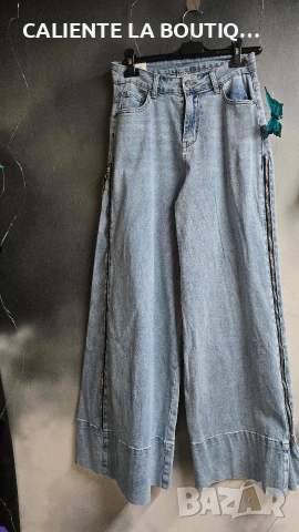 Дънки с ципове, снимка 3 - Дънки - 54236658