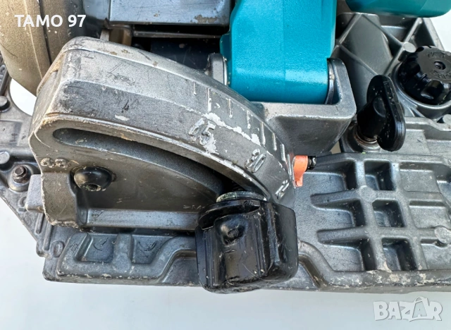 Makita HS 004G - Безчетков мощен ръчен циркуляр 2x40V 4.0Ah, снимка 4 - Триони и циркуляри - 54139721