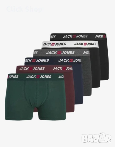 JACK&JONES Jaccorp Logo Boxer Briefs Port Royale 6 Pack