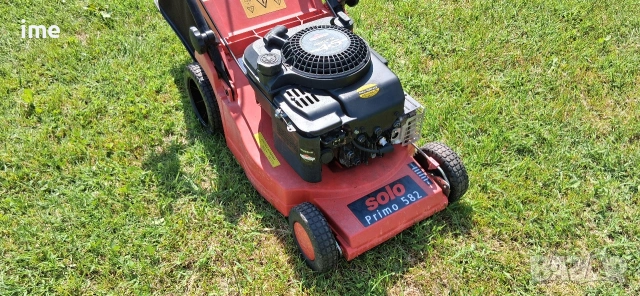 Бензинова косачка НОМЕР 42. Solo Primo. Четиритактов двигател на Briggs&Stratton. 39 см. ширина..., снимка 12 - Градинска техника - 54693762
