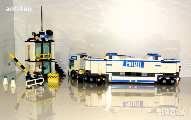 LEGO City 7743 – Полицейски мобилен команден център , снимка 6 - Конструктори - 55181883