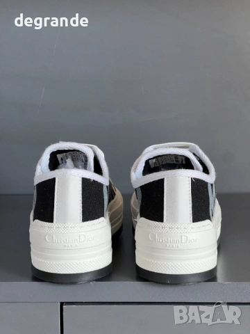 👟Дамски Маратонки Miss Dior Бяло и Черно , снимка 4 - Маратонки - 54791159