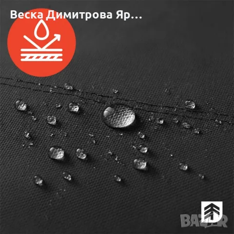 Сгъваем къмпинг стол EPIFIT черен – Здрав, лек и удобен до 120 кг, метална конструкция и калъф за но, снимка 8 - Градински мебели, декорация  - 55423363
