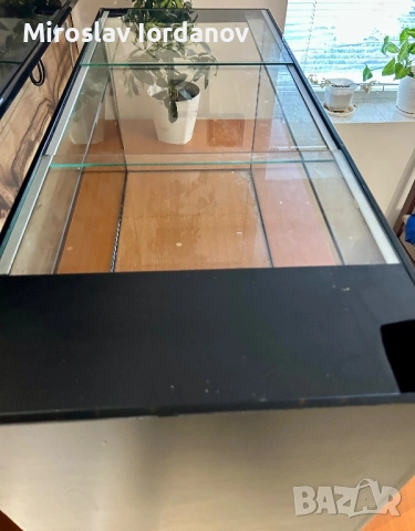 Нов Аквариум 100/40/45 с вградена филтрация, снимка 4 - Аквариуми - 53963514