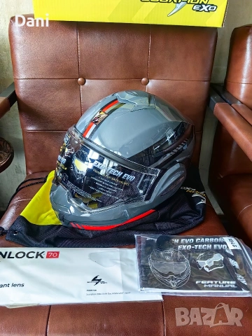 Модуларна каска Scorpion Exo Tech Evo 