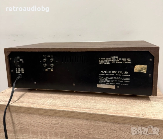 🔈ТОП Триглав дек AKAI GXC-740D - ПРОФИЛАКТИРАН🔈, снимка 6 - Декове - 55290005