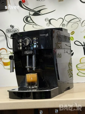 Кафемашина кафе автомат delonghi magnifica S с гаранция