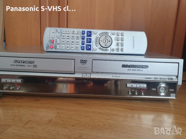 VHS-DVD recorder Panasonic DMR-E75VEB Hi-Fi stereo, снимка 4 - Плейъри, домашно кино, прожектори - 54481757
