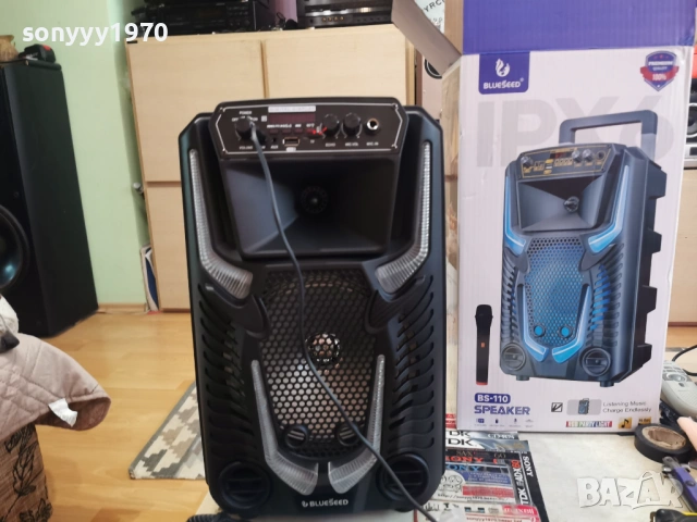 ТОНКОЛОНА С БЛУТУТ МИКРОФОН И ДИСТАНЦИЯ 0205261725, снимка 12 - Bluetooth тонколони - 54390465